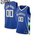Maillot NBA Milwaukee Bucks Personnalisable Nike 2022-23 City Edition Swingman - Enfant
